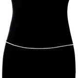 New Accessories Rhinestone Waist Body Chain