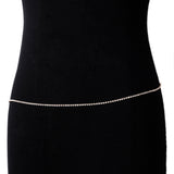 New Accessories Rhinestone Waist Body Chain