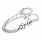 Metal Bondage Handcuffs Anal Plug