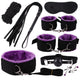 Lingerie Handcuffs Whip Rope Anal Vibrator Set - EVA EXOTIC