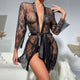 Sensual Ultra Thin Lace Nightgown - EVA EXOTIC