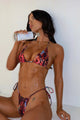 Two-Piece Halter Bikini Suit - EVA EXOTIC